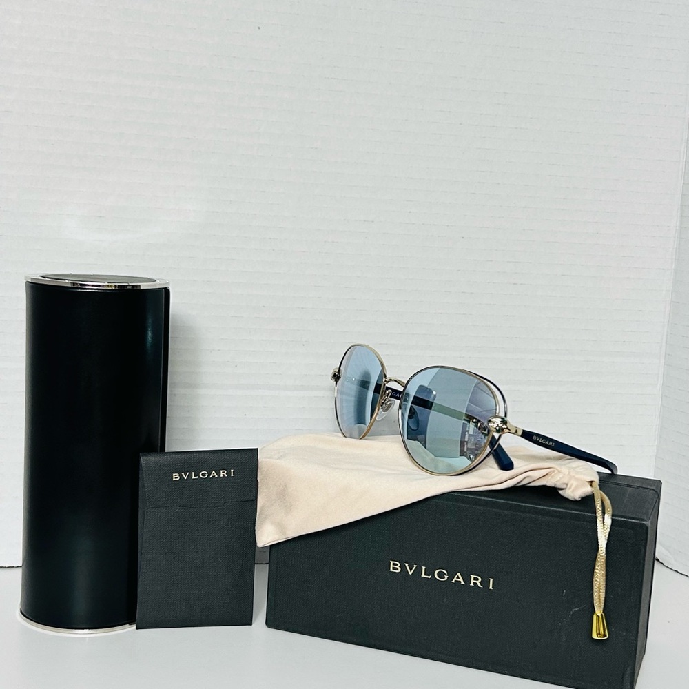 Authentic Bulgari serpent mirror sunglasses BVLGARY